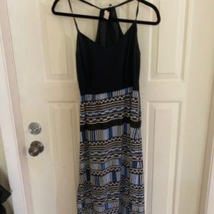 J.Crew Maxi Dress with Printed Skirt